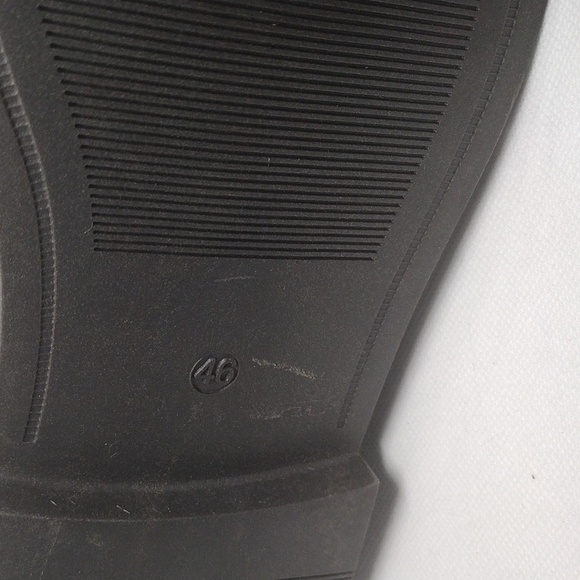 Men’s Black Leather Tanner Shoes – Size 46 EU / 12 US, New in Bag! Make Offer - Picture 7 of 8